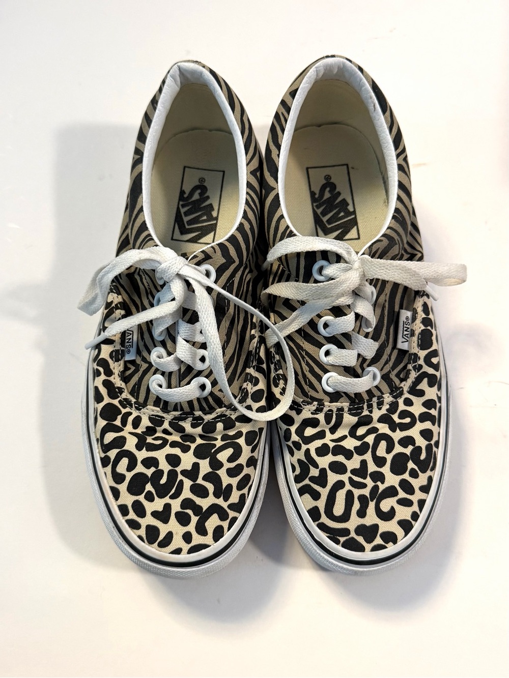 Vans Women's Era Safari Multi Animal Print Sneakers Size 8